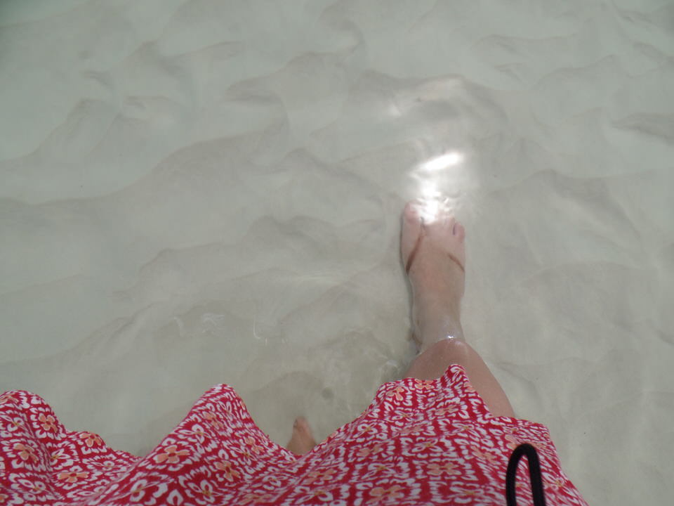 Klares Wasser Whitehaven Beach